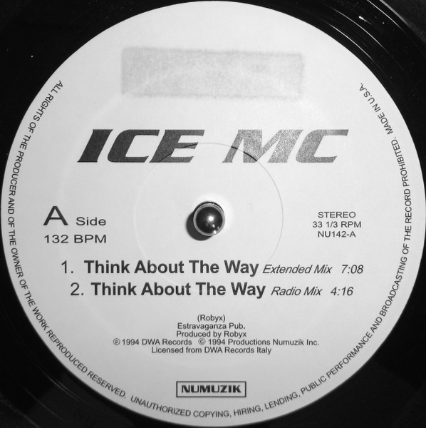 ICE MC / Corona - Think About The Way / The Rhythm Of The Night | Numuzik Inc. (NU142) - 2