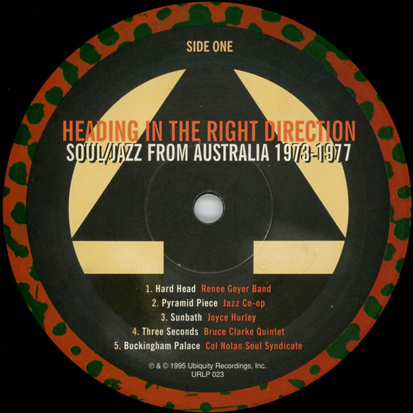 Heading In The Right Direction (Soul/Jazz From Australia 1973-1977 Volume 1)