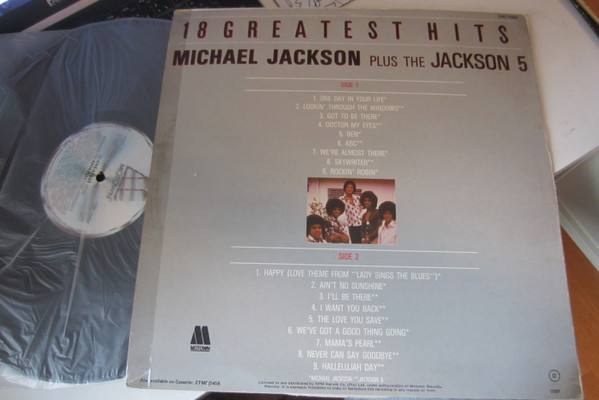 Michael Jackson Plus The Jackson 5 - 18 Greatest Hits | Motown (TMC 5456) - 3
