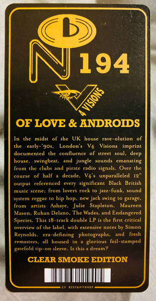 Various - V4 Visions: Of Love & Androids | Numero Group (194) - 3 Various - V4 Visions: Of Love & Androids | Numero Group (194) - 3