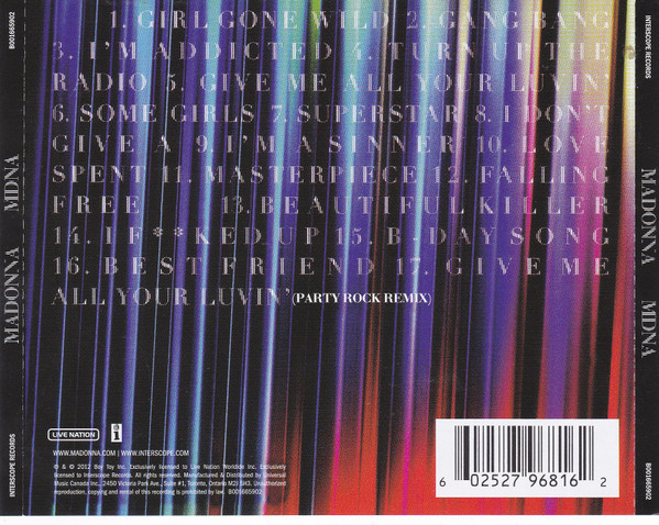 Madonna - MDNA | Interscope Records (B0016659-02) - 2