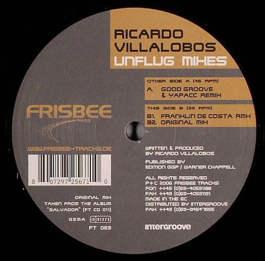 Ricardo Villalobos - Unflug Mixes | Frisbee Tracks (FT 069) - 2