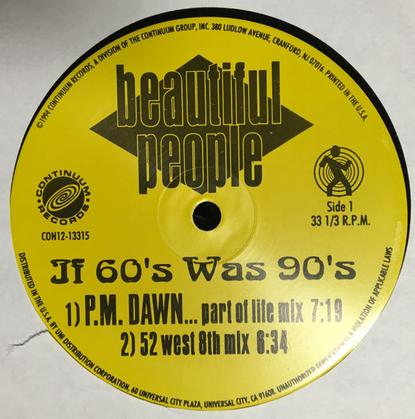 Beautiful People - If 60's Was 90's | Continuum Records (CON12-13315) - 2