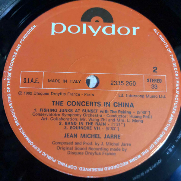Jean-Michel Jarre - The Concerts In China | Polydor (2612 039) - 4 Jean-Michel Jarre - The Concerts In China | Polydor (2612 039) - 4