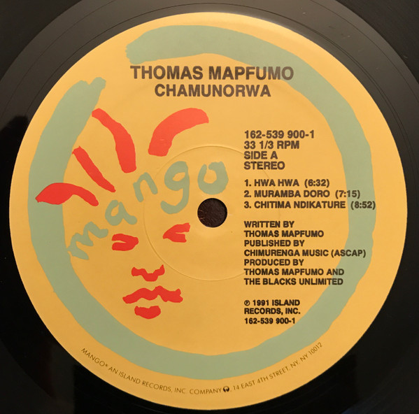 Thomas Mapfumo And The Blacks Unlimited - Chamunorwa | Mango (162-539 900-1) - 3