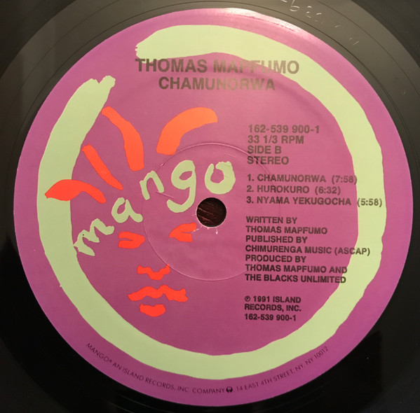 Thomas Mapfumo And The Blacks Unlimited - Chamunorwa | Mango (162-539 900-1) - 4