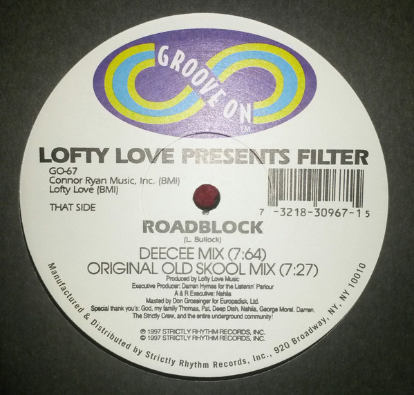 Lofty Love Presents Filter - Believe | Groove On (GO-67) - 2