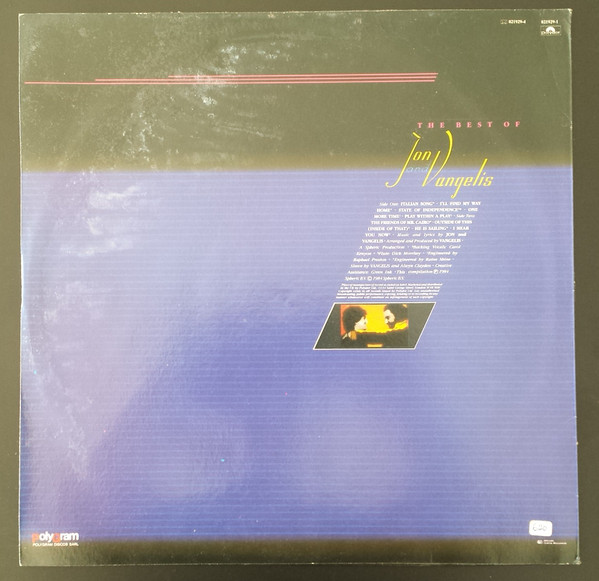Jon & Vangelis - The Best Of Jon And Vangelis | Polydor (821 929-1) - 2