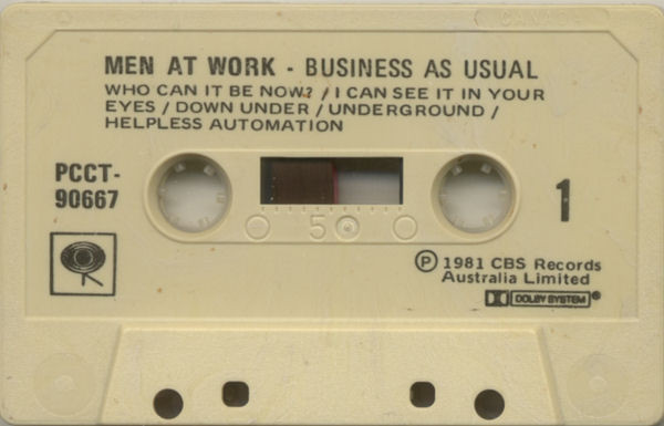 Men At Work - Business As Usual | Columbia (PCCT 90667) - 3 Men At Work - Business As Usual | Columbia (PCCT 90667) - 3