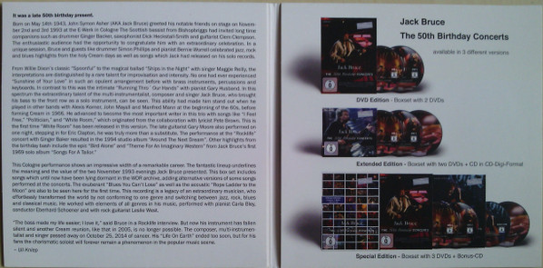 Jack Bruce - Rockpalast: The 50th Birthday Concerts | MIG (MIG 80000023 PR 2DVD) - 3