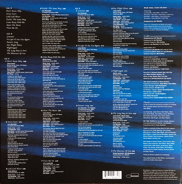 Norah Jones - Come Away With Me | Blue Note (7243 5 32088 1 3) - main