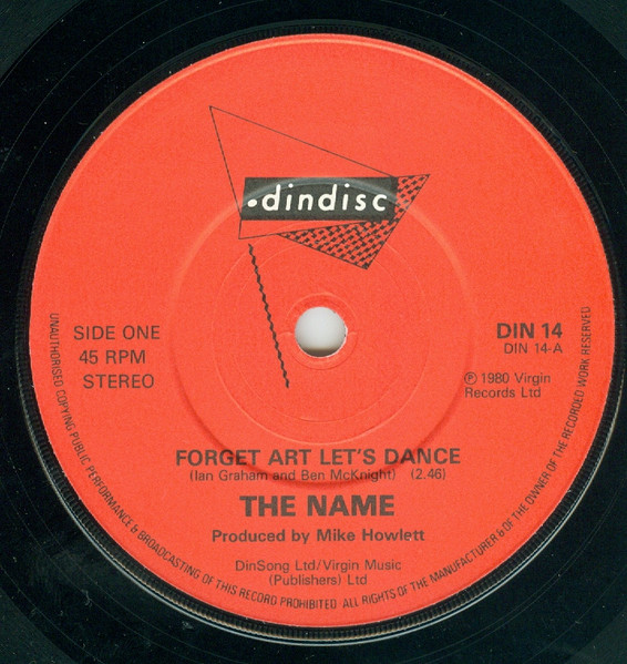 The Name - Forget Art Let's Dance | Dindisc (DIN 14) - 3
