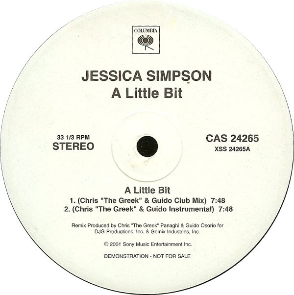 Jessica Simpson - A Little Bit | Columbia (CAS 24265)