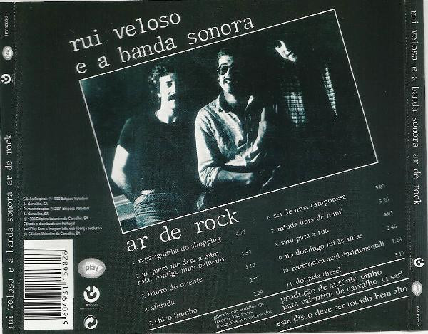 Rui Veloso & A Banda Sonora - Ar De Rock | iPlay (IPV 1568-2) - 2