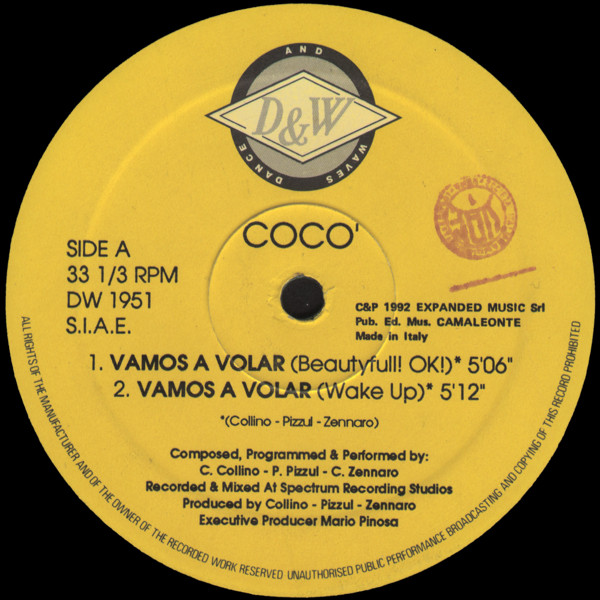 Coco - Vamos A Volar | Dance And Waves (DW 1951) - 2 Coco - Vamos A Volar | Dance And Waves (DW 1951) - 2