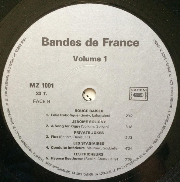 Various - Bande De France Vol.1 | Magic Zip (MZ 1001) - 4 Various - Bande De France Vol.1 | Magic Zip (MZ 1001) - 4