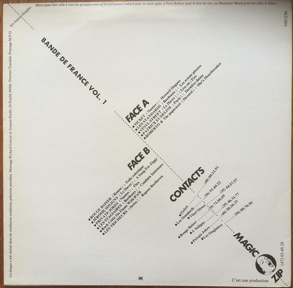 Various - Bande De France Vol.1 | Magic Zip (MZ 1001) - 2 Various - Bande De France Vol.1 | Magic Zip (MZ 1001) - 2
