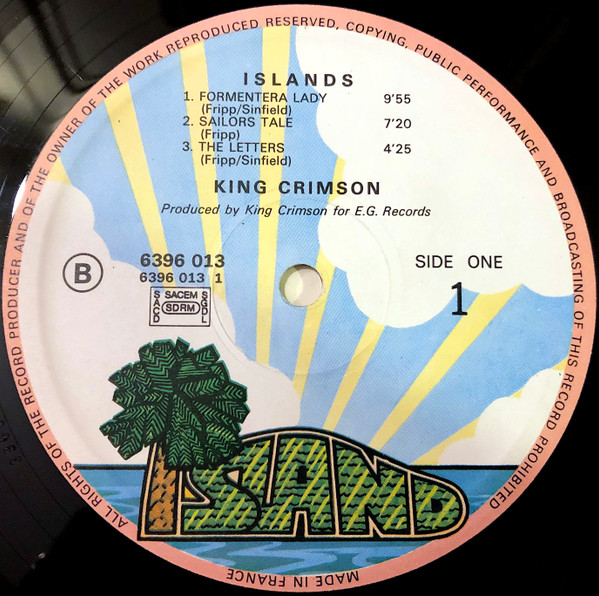 King Crimson - Islands | Island Records (6396 013) - 3