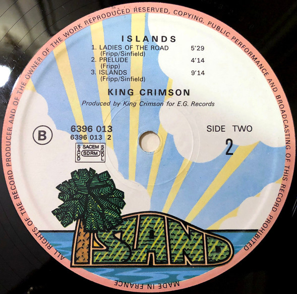 King Crimson - Islands | Island Records (6396 013) - 4