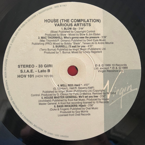 Various - House (The Compilation) | Virgin (HOV 101) - 2 Various - House (The Compilation) | Virgin (HOV 101) - 2