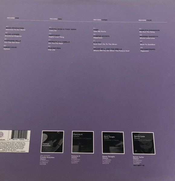 Azuli Presents Tony Humphries - Choice - A Collection Of Club Zanzibar Classics