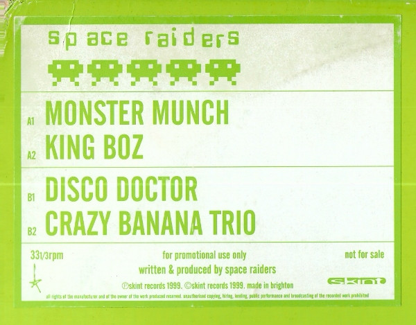 Space Raiders - Monster Munch | Skint (RAIDER 3)