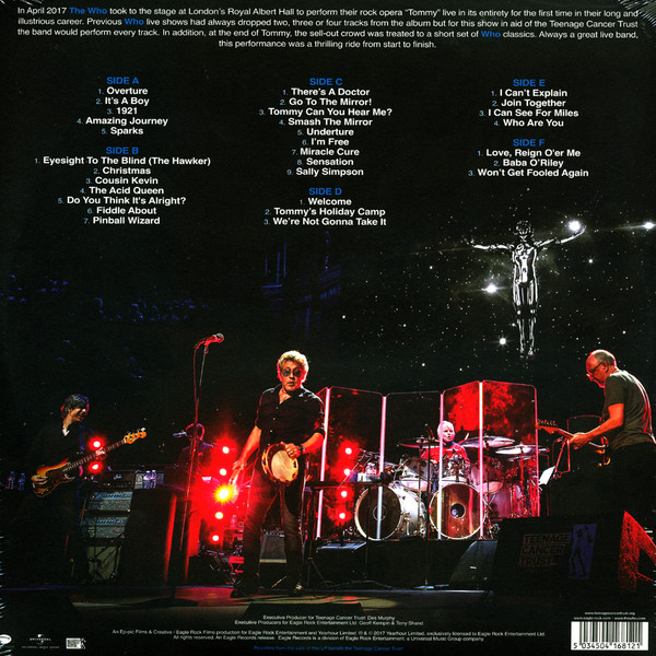 The Who - Tommy - Live At The Royal Albert Hall | Eagle Records (EAGLP681) - 2
