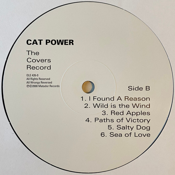 Cat Power - The Covers Record | Matador (OLE 426-0) - 4