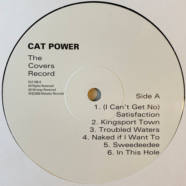 Cat Power - The Covers Record | Matador (OLE 426-0) - 3