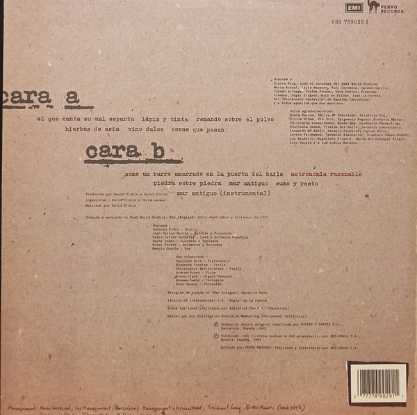 El Último De La Fila - Astronomía Razonable | Perro Records (090 789029 1) - 2