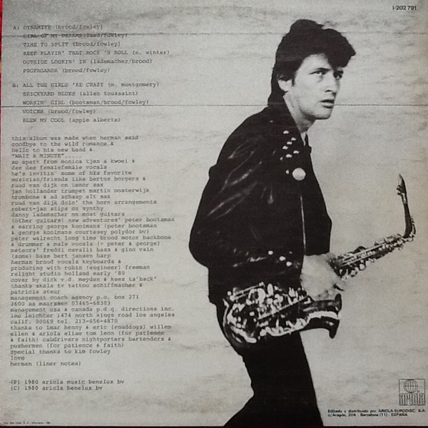 Herman Brood - Wait A Minute... - Vinilo | Ariola (I-202.791) - 2 Herman Brood - Wait A Minute... - Vinilo | Ariola (I-202.791) - 2