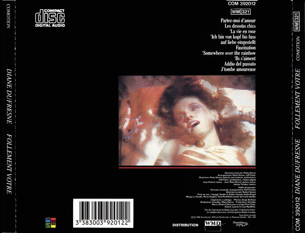 Diane Dufresne - Follement Vôtre | Comotion (COM 392012) - 2