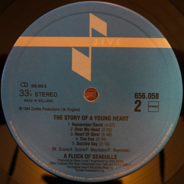 A Flock Of Seagulls - The Story Of A Young Heart | Jive (656.058) - 4 A Flock Of Seagulls - The Story Of A Young Heart | Jive (656.058) - 4