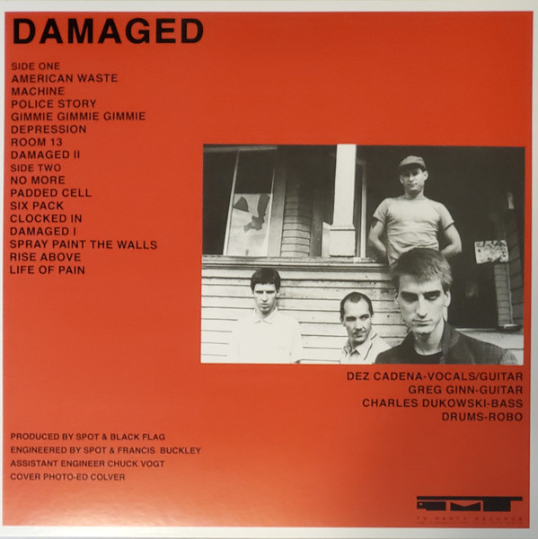 Black Flag - Damaged With Dez | TV Party Records (TV12) - 2