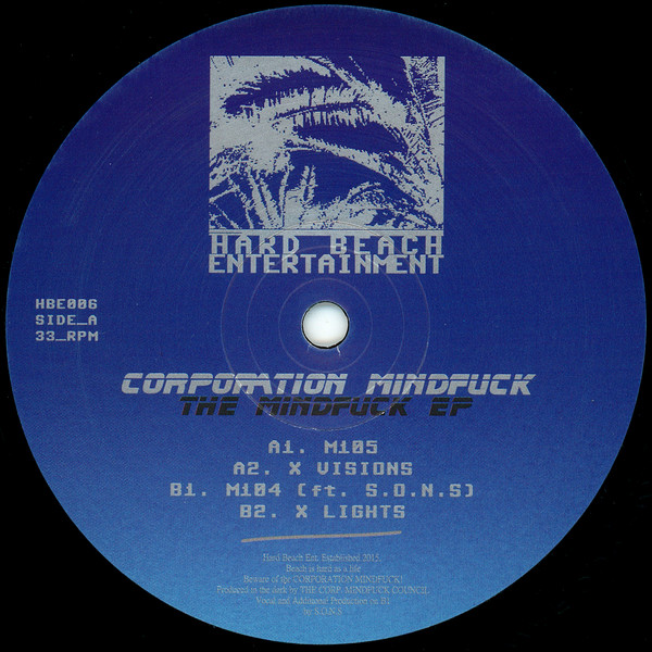 Corporation Mindfuck - The Mindfuck EP | Hard Beach Entertainment (HBE006)