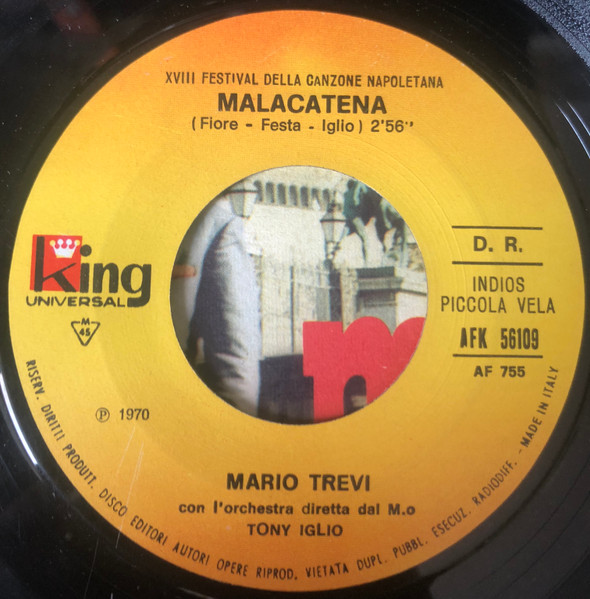 Mario Trevi - Malacatena / Nun E' Tutt'Oro | King Universal (AFK 56109) - 3