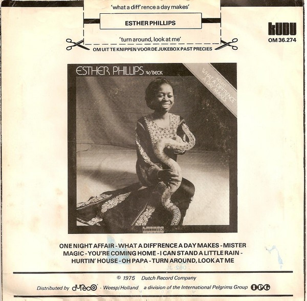Esther Phillips - What A Diff'rence A Day Makes | Dureco (OM 36.274) - 2