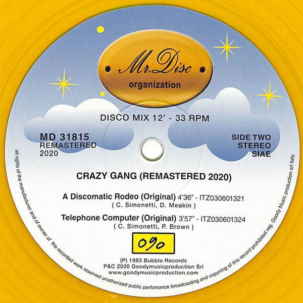 Crazy Gang - Every Sunday | Mr. Disc Organization (MD31815) - 2