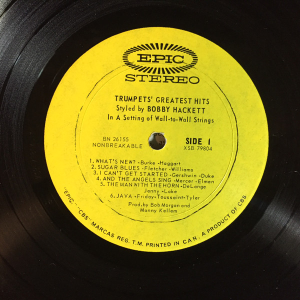 Bobby Hackett - Trumpets' Greatest Hits | Epic (BN 26155) - 3 Bobby Hackett - Trumpets' Greatest Hits | Epic (BN 26155) - 3