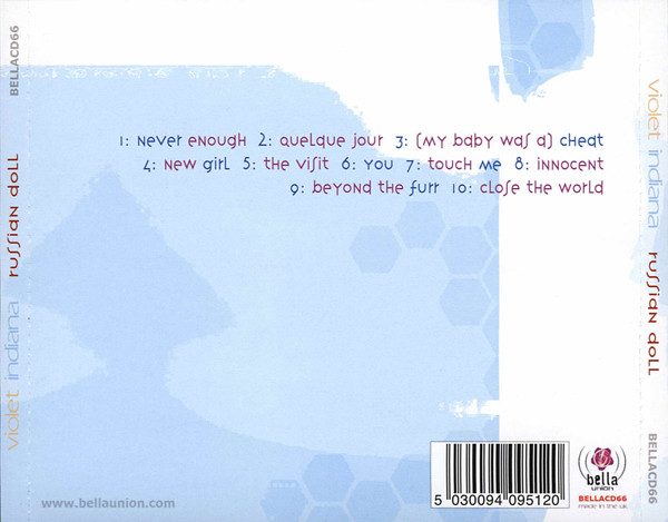 Violet Indiana - Russian Doll (digipak) | Bella Union (BELLACD66) - 2 Violet Indiana - Russian Doll (digipak) | Bella Union (BELLACD66) - 2