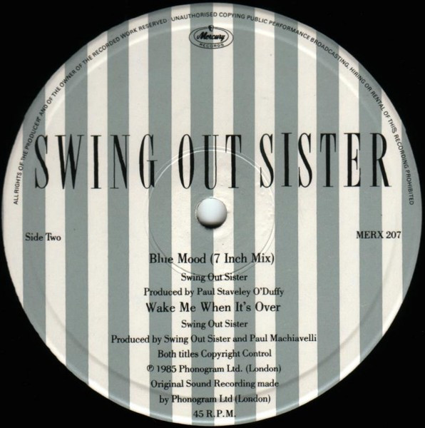 Swing Out Sister - Blue Mood | Mercury (MERX 207) - 4