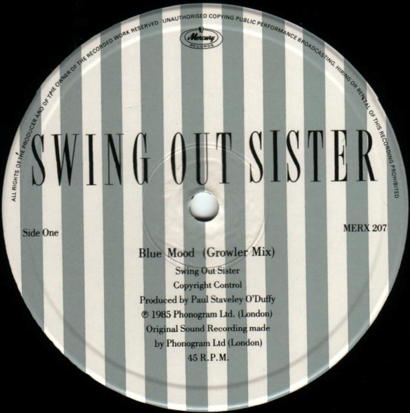 Swing Out Sister - Blue Mood | Mercury (MERX 207) - 3