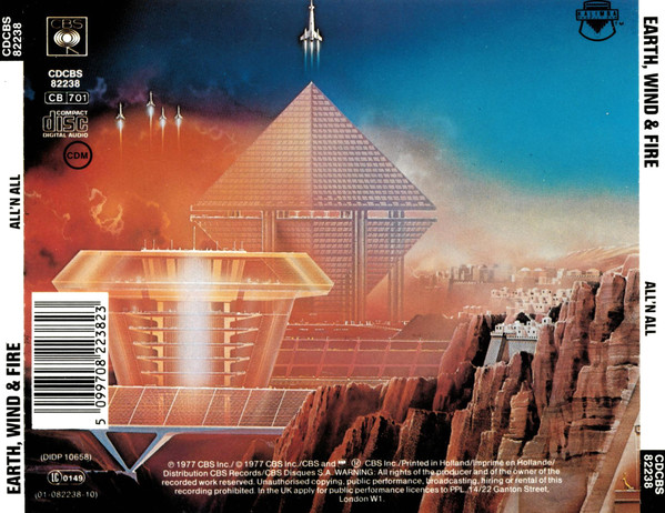 Earth, Wind & Fire - All 'N All | CBS (CDCBS 82238) - 2 Earth, Wind & Fire - All 'N All | CBS (CDCBS 82238) - 2