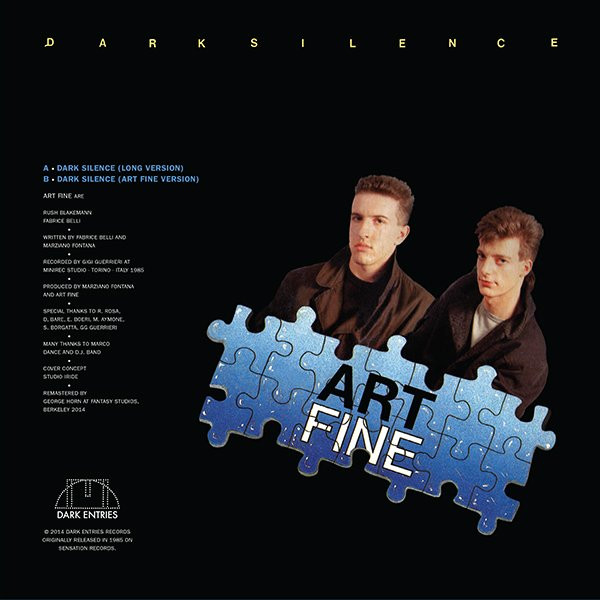 Art Fine - Dark Silence | Dark Entries (DE-065) - 2