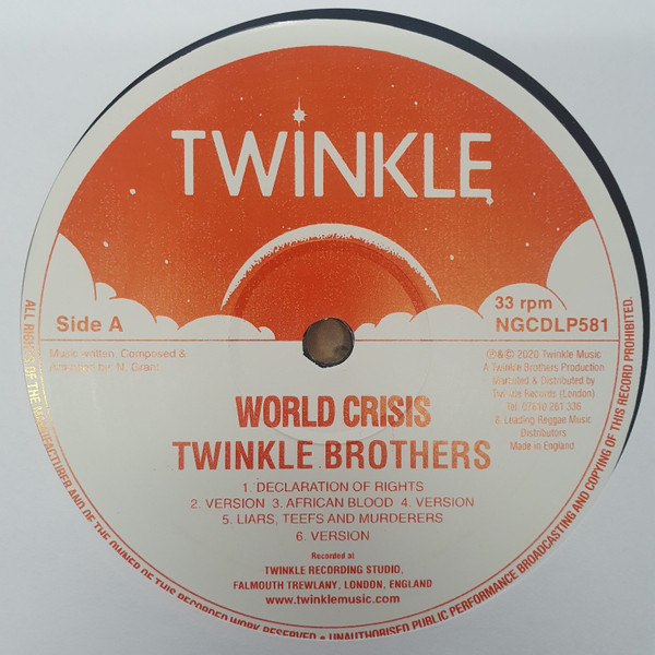 Twinkle Brothers - World Crisis | Twinkle Music (NGLP581) - 4 Twinkle Brothers - World Crisis | Twinkle Music (NGLP581) - 4