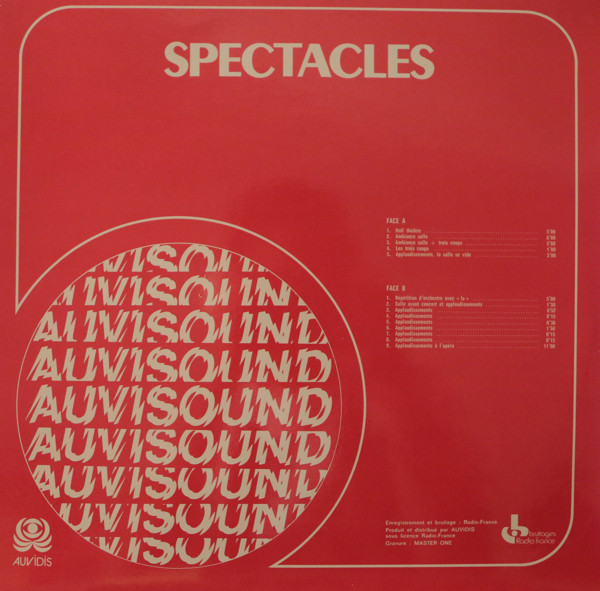 Various - Spectacles | Auvidis (AV 4177) - main
