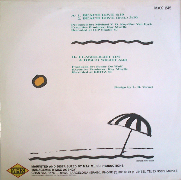 Rofo - Beach Love / Flashlight A Disco Night | Max Music (MAX 245) - 2