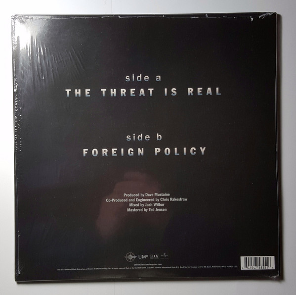 Megadeth - The Threat Is Real | Tradecraft (602547585516) - 2