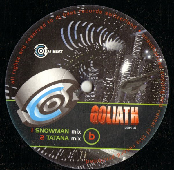 DJ Cyglas - Goliath Is Back! | DJ Beat Records (DJBR-X3) - 2 DJ Cyglas - Goliath Is Back! | DJ Beat Records (DJBR-X3) - 2