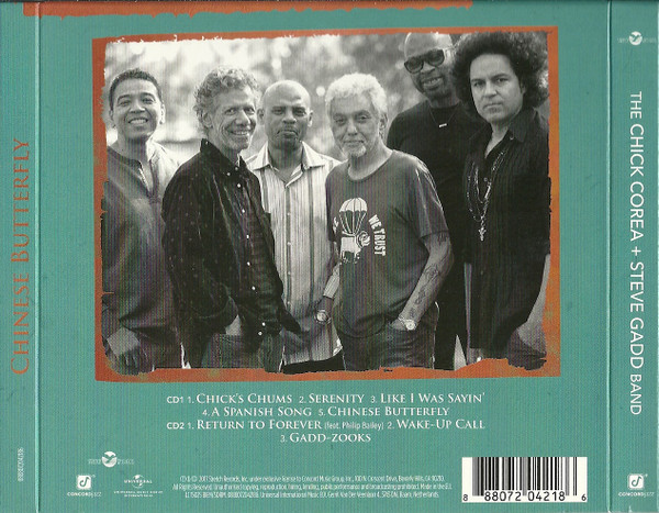 The Chick Corea + Steve Gadd Band - Chinese Butterfly | Stretch Records (0888072042186) - 2